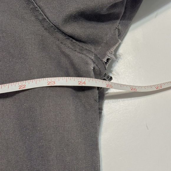 Dickies Men's Fleece Hooded Duck Shirt Jacket Size Large Grey - Picture 5 of 12